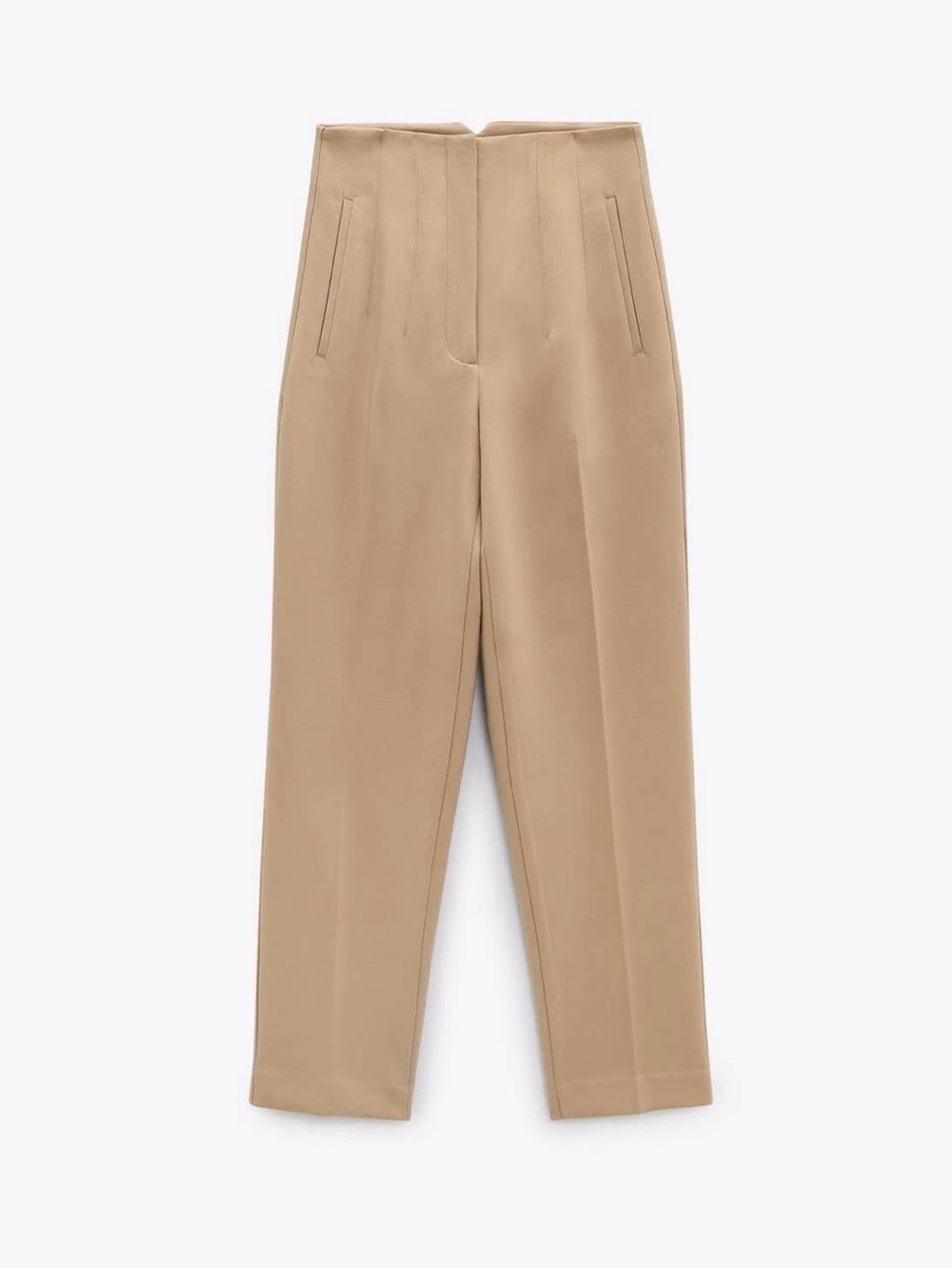 ZARA High-Waisted Tailored Trousers